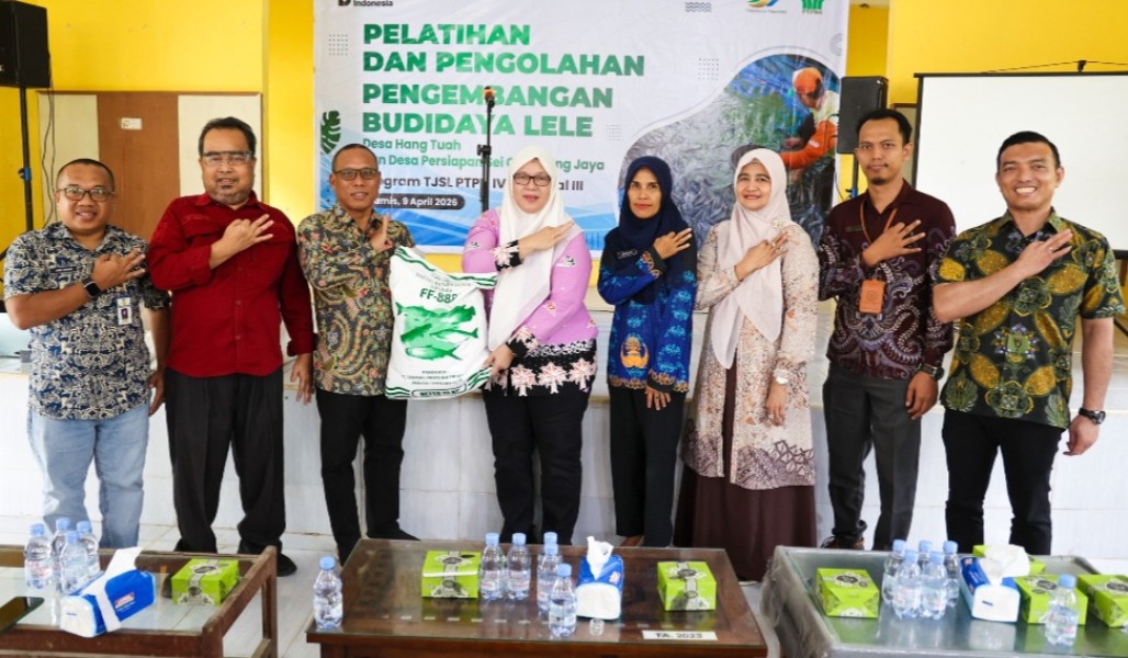 PTPN IV PalmCo Gandeng Dinas Perikanan Wujudkan Desa Sentra Pangan di Kampar