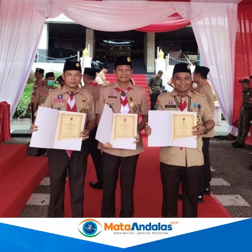 Lencana Karya Bakti, Bukti Dedikasi Pramuka Pelalawan untuk Kemanusiaan