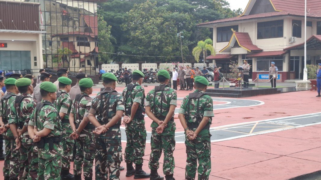 Personel Kodim 0314/Inhil Ikuti Apel Kesiapsiagaan Tanggap Bencana