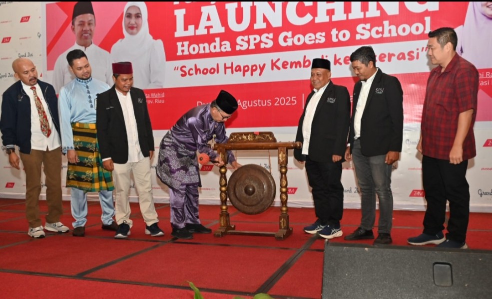 Gandeng Honda, SPS Riau Luncurkan Program School Happy Kembali ke Literasi