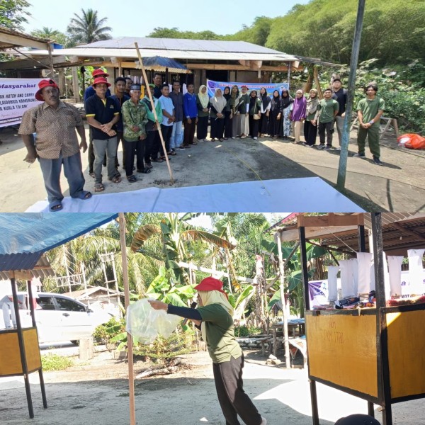 ITP2I Latih Petani Kuala Tolam Buat Rumah Penyerbuk Kelapa Sawit