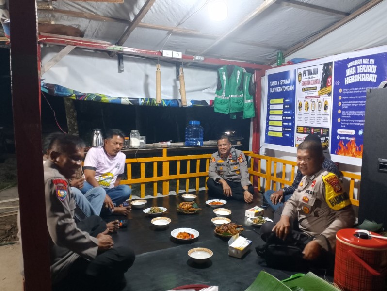 Kapolsek Minas Cek Kesiapan Pos Satkamling Prima Sejahtera Garden, Dorong Partisipasi Warga Jaga Kamtibmas