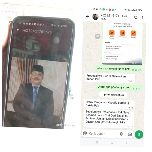 Sekda Inhil Peringatkan Pengurus Masjid: Waspadai Penipuan Bermodus Proposal Bantuan