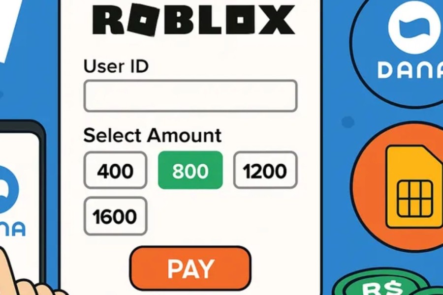 Panduan Langkah per Langkah, Cara Top Up Roblox di DANA Games