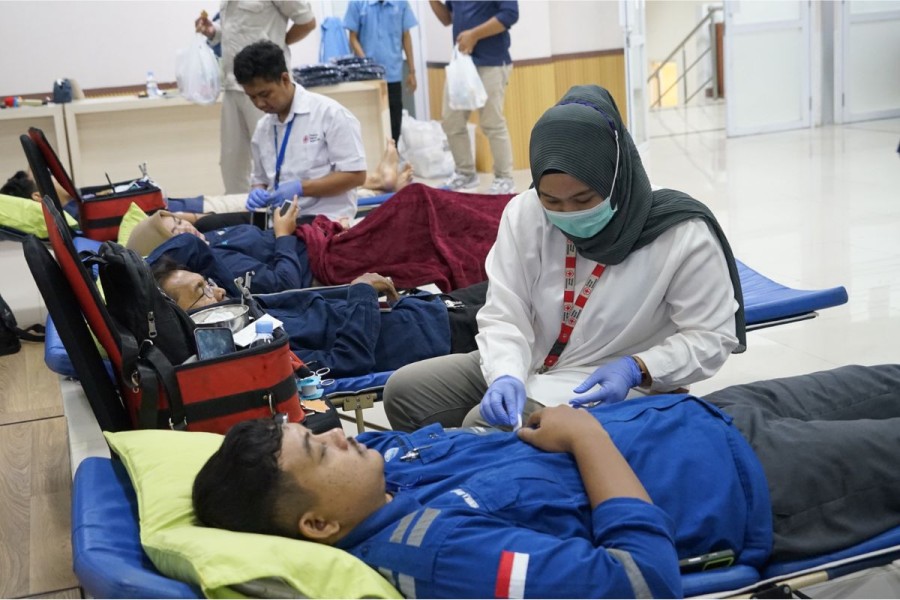 PLN IP Suralaya Donor Darah, Kumpulkan 48 Kantong untuk Cilegon