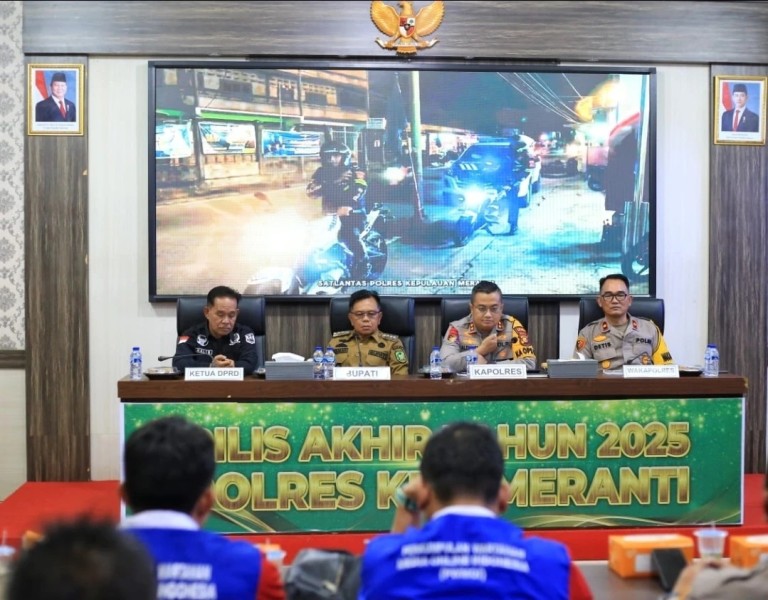 Bupati Asmar Apresiasi Kinerja Polres Kepulauan Meranti Sepanjang 2025