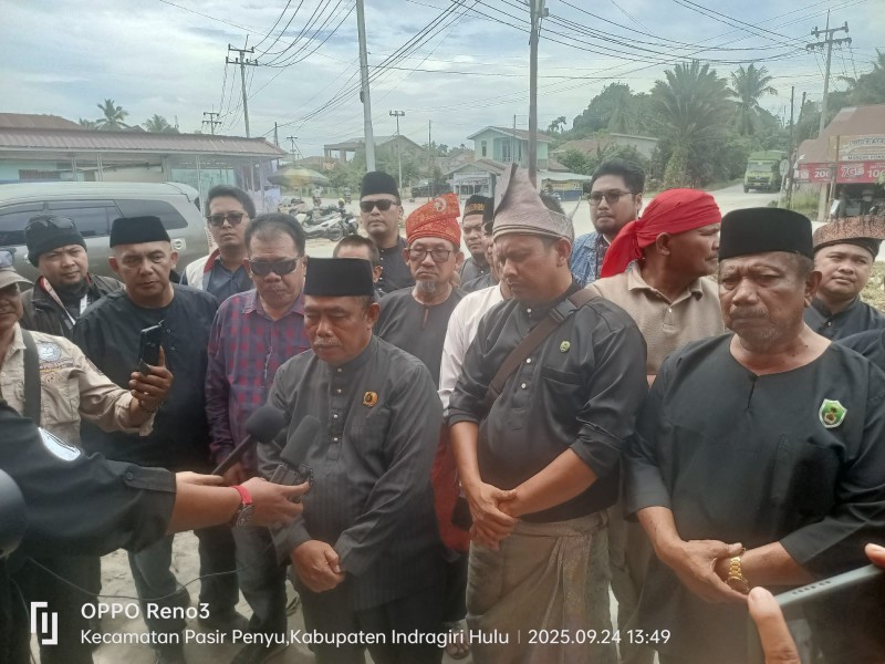 LAMR Inhu Bersama Masyarakat Tegas Tolak Armada Batubara ODOL