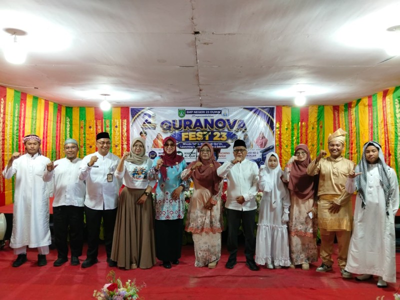 Milad ke-2 SMPN 23 Dumai, Perkuat Literasi dan Digitalisasi Melalui QuranNova Fest 23