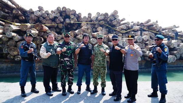 Gakkum Kemenhut dan Kejaksaan Agung Bongkar Ilegal Logging di Mentawai Sumbar yang Rugikan Negara Rp239 Miliar