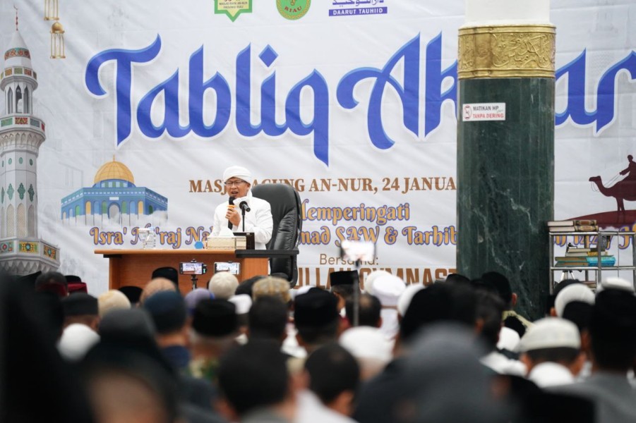 Ribuan Jemaah Hadiri Tabligh Akbar Isra Mi’raj 1447 H di Masjid Raya Annur Pekanbaru