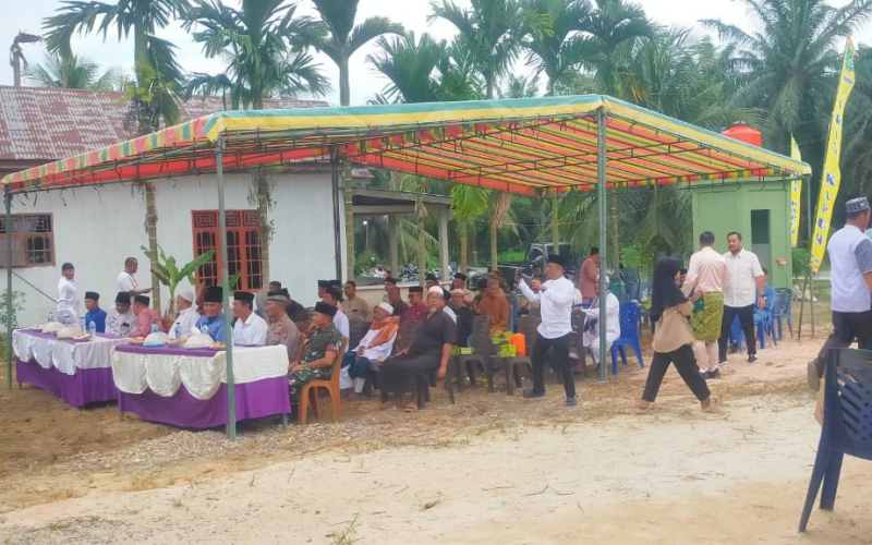 Bersama Walikota Dumai, Danramil 02 Bukit Kapur Hadiri Peresmian Masjid An Nur