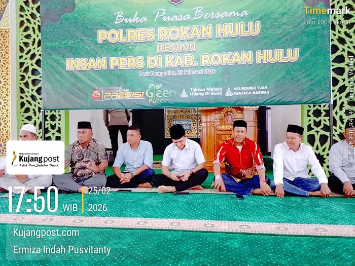 Harmoni Ramadan di Rokan Hulu, AKBP Emil Ekaputra Rangkul Insan Pers Lewat Silaturahmi Buka Bersama