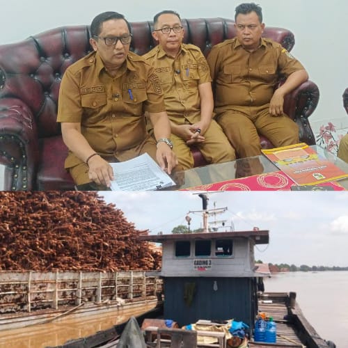 Tragedi Ekologis Sungai Kampar: Warga Hentikan Tongkang PT RAPP, DLH Belum Umumkan Hasil Lab