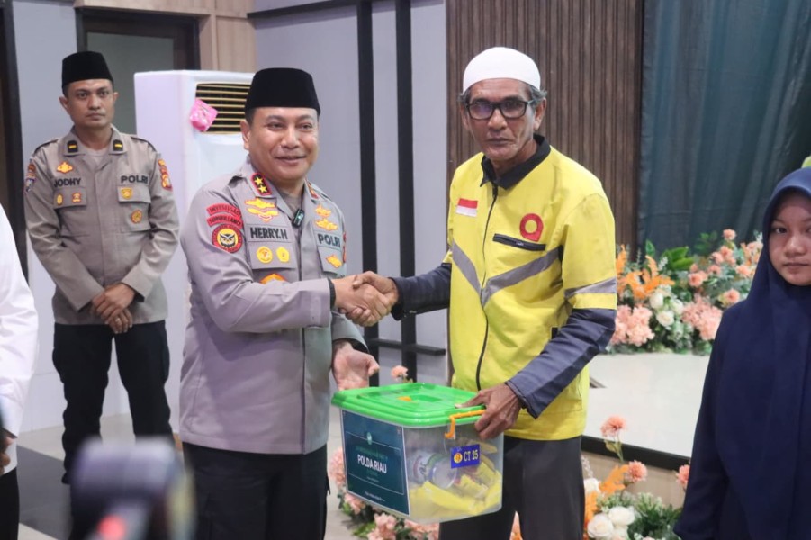 Kapolda Riau Safari Ramadhan di Dumai, Perkuat Sinergi TNI, Polri dan Pemerintah Daerah