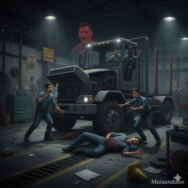 Mekanik  PT. BEKA Tewas Akibat Kecelakaan Kerja di Areal RAPP