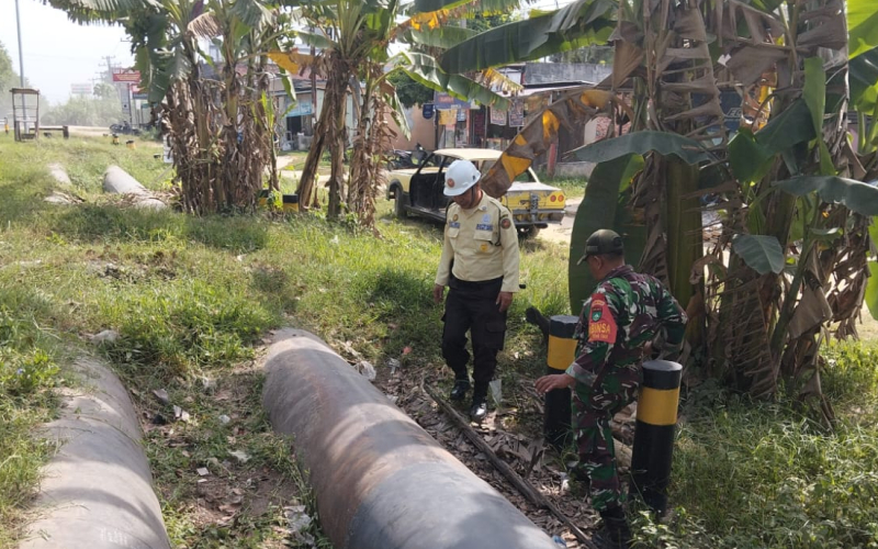 Sinergi TNI dan Pertamina Hulu Rokan, Jalur Pipa Minyak di Bukit Kapur Dipastikan Aman dan Terkendali