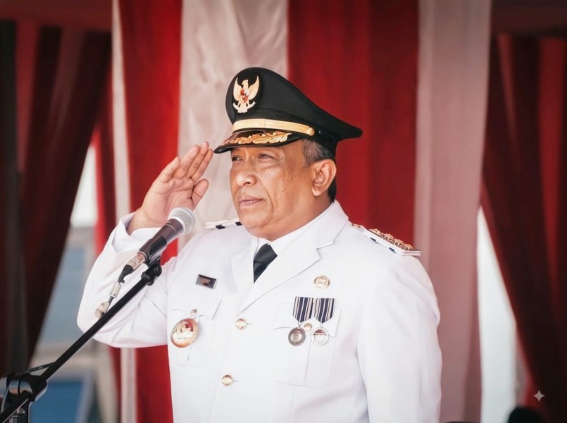 Bupati Anton Pimpin Upacara HUT ke-81 RI di Rohul, Momentum Kemerdekaan Diwarnai Penghargaan dan Remisi