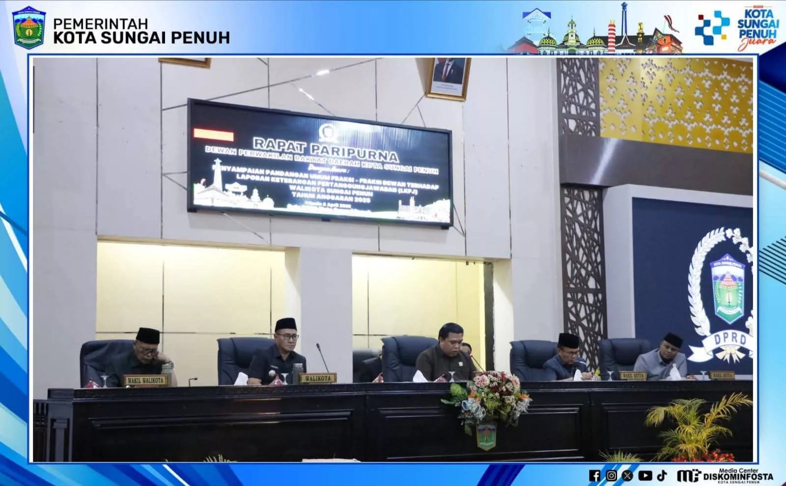 DPRD Sungai Penuh Soroti Kinerja Pemkot 2025, Wali Kota Janji Tindak Lanjuti Masukan Fraksi