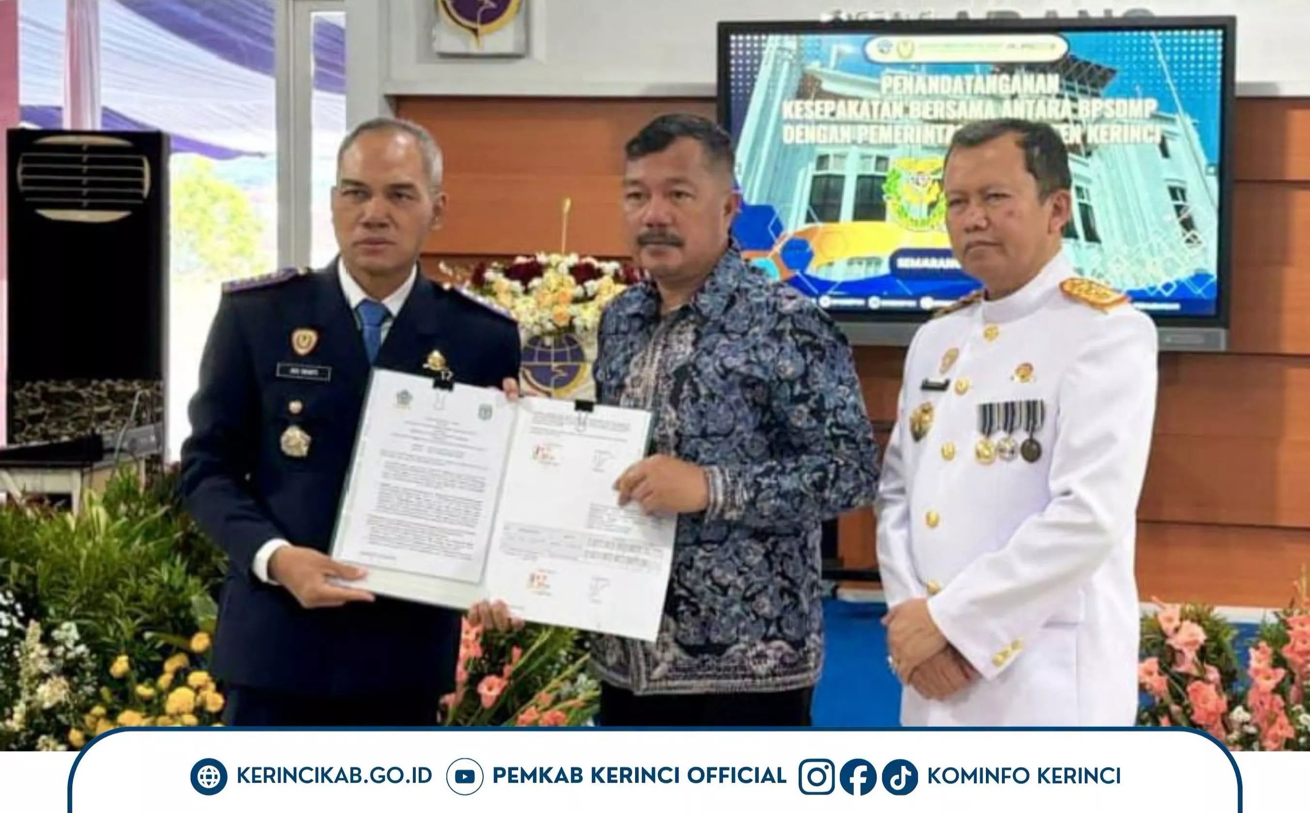 Kerinci Perkuat SDM Transportasi, Bupati Monadi Jalin Kerja Sama dengan BPSDMP Kemenhub