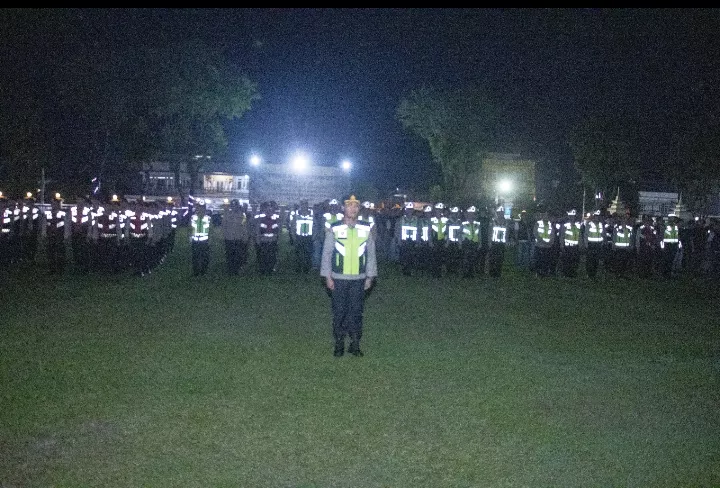 Kapolda Jambi Pimpin KRYD Malam Minggu, 315 Personel Dikerahkan Antisipasi Balap Liar dan Gangguan Kamtibmas
