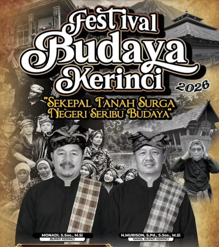 Kerinci Bersiap Gelar Festival Budaya 2026, Usung Tema Sekepal Tanah Surga