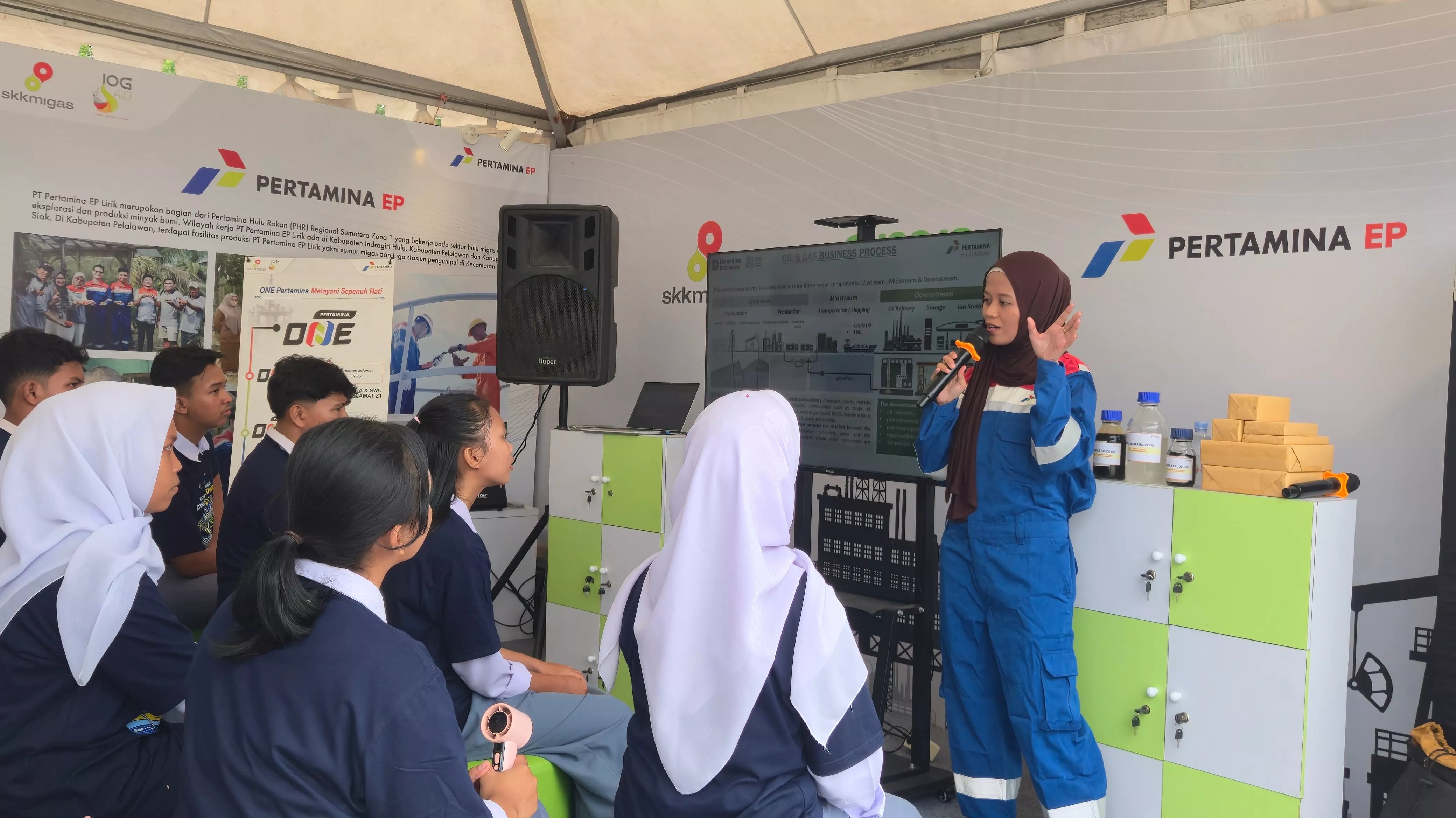 Pertamina EP Lirik Promosikan UMKM Binaan dan Edukasi Pelajar di Helat Pelalawan ke-27
