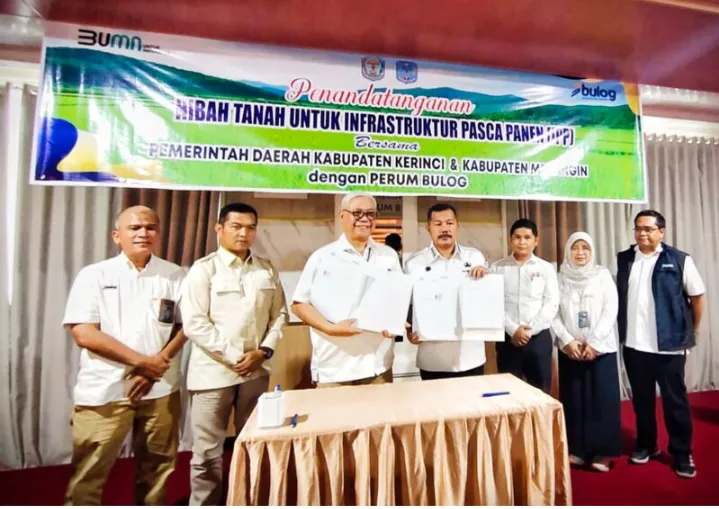 Pemkab Kerinci Gandeng Perum Bulog, Perkuat Ketahanan Pangan dan Jamin Kesejahteraan Petani