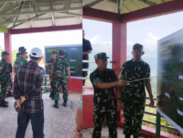 Danrem Jambi Tinjau Bukit Runcing, Lokasi Calon Pembangunan Batalion di Kerinci