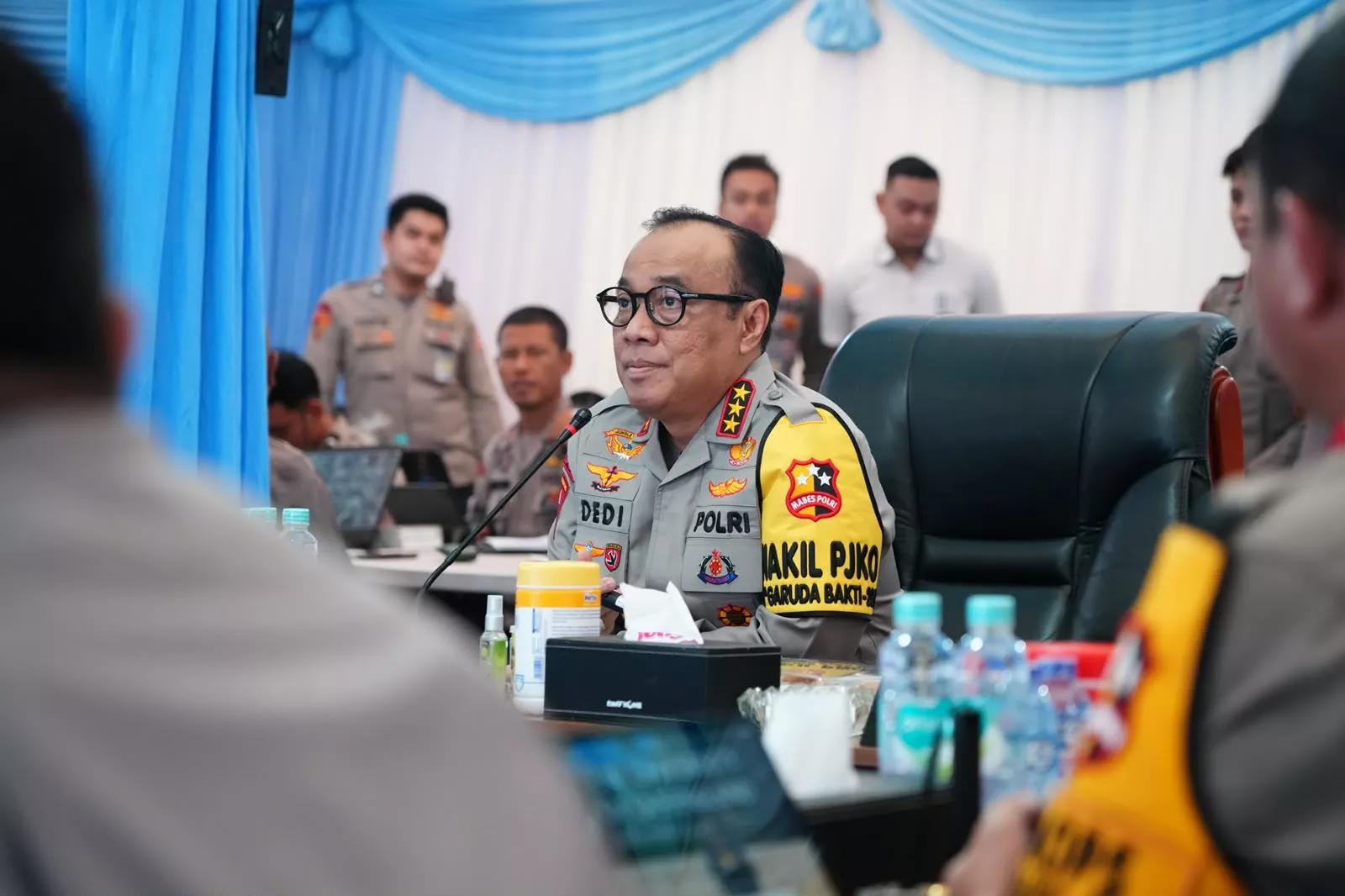 JELANG INDONESIA VS MALAYSIA DI ASEAN CUP, WAKAPOLRI CEK KESIAPAN PENGAMANAN
