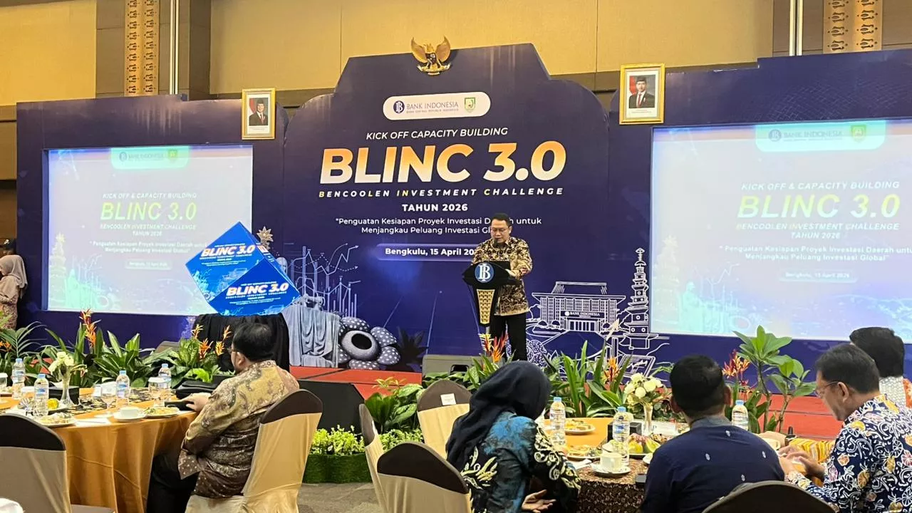 BLINC 3.0 Resmi Dibuka: Seluruh Kabupaten/Kota di Bengkulu Diminta Siapkan Proyek Investasi Matang