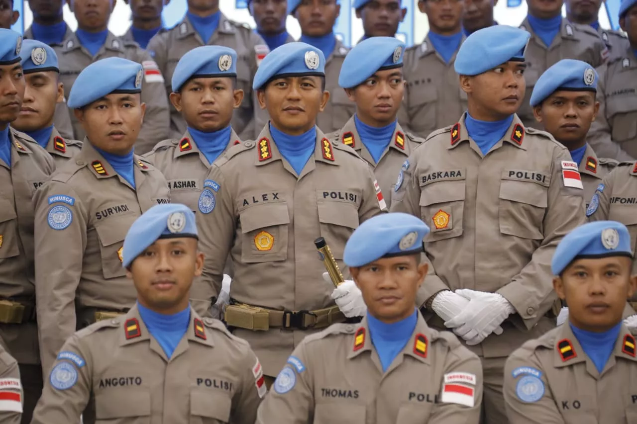 Polri Lepas 140 Personel FPU 8 MINUSCA, Siap Jalankan Misi Perdamaian di Afrika Tengah