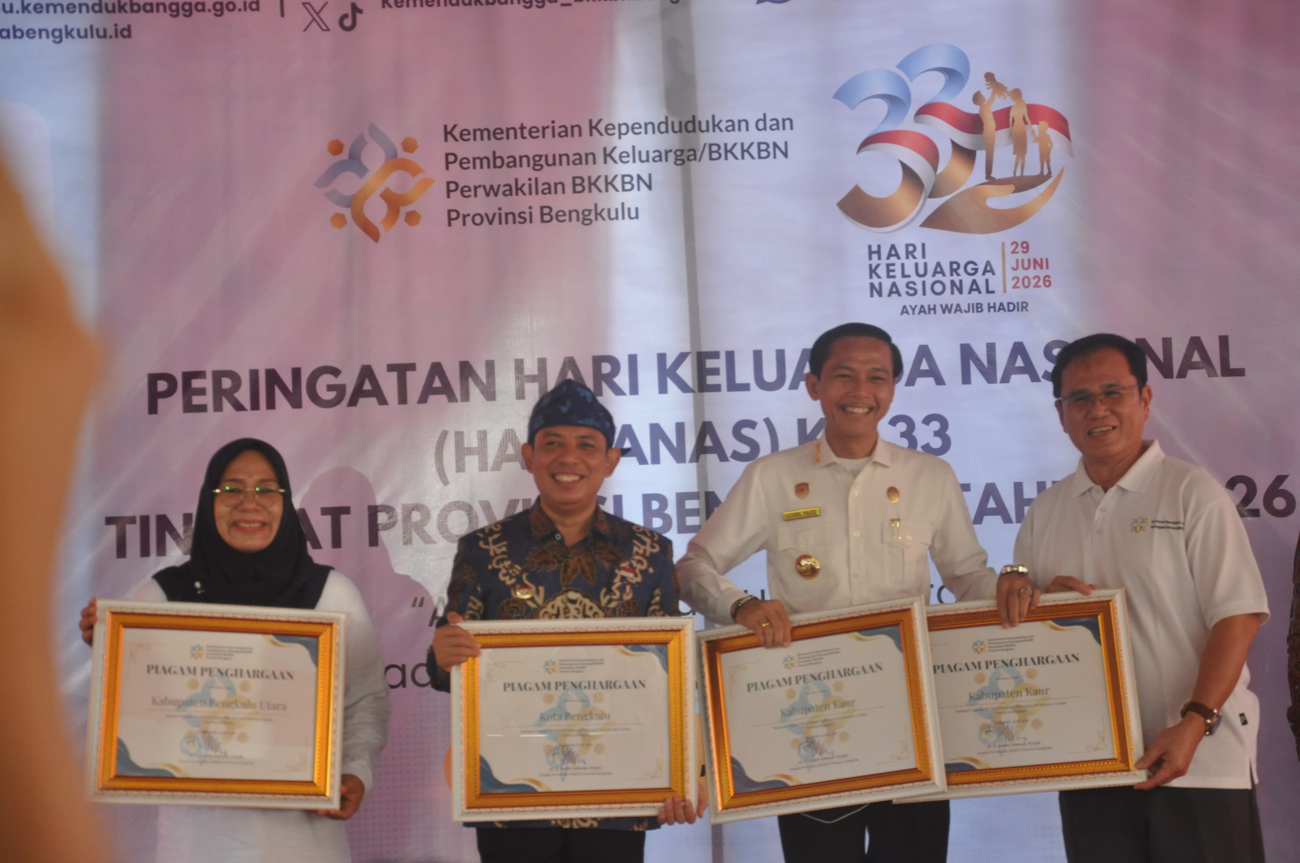 Pemkab Kaur Kantongi Penghargaan Capaian KB Pasca Persalinan