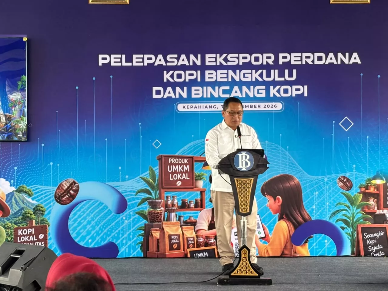 Ekspor Perdana 19,2 Ton Kopi Robusta Bengkulu ke Italia, Pulau Baai Buka Jalan Kopi Bengkulu ke Pasar Dunia