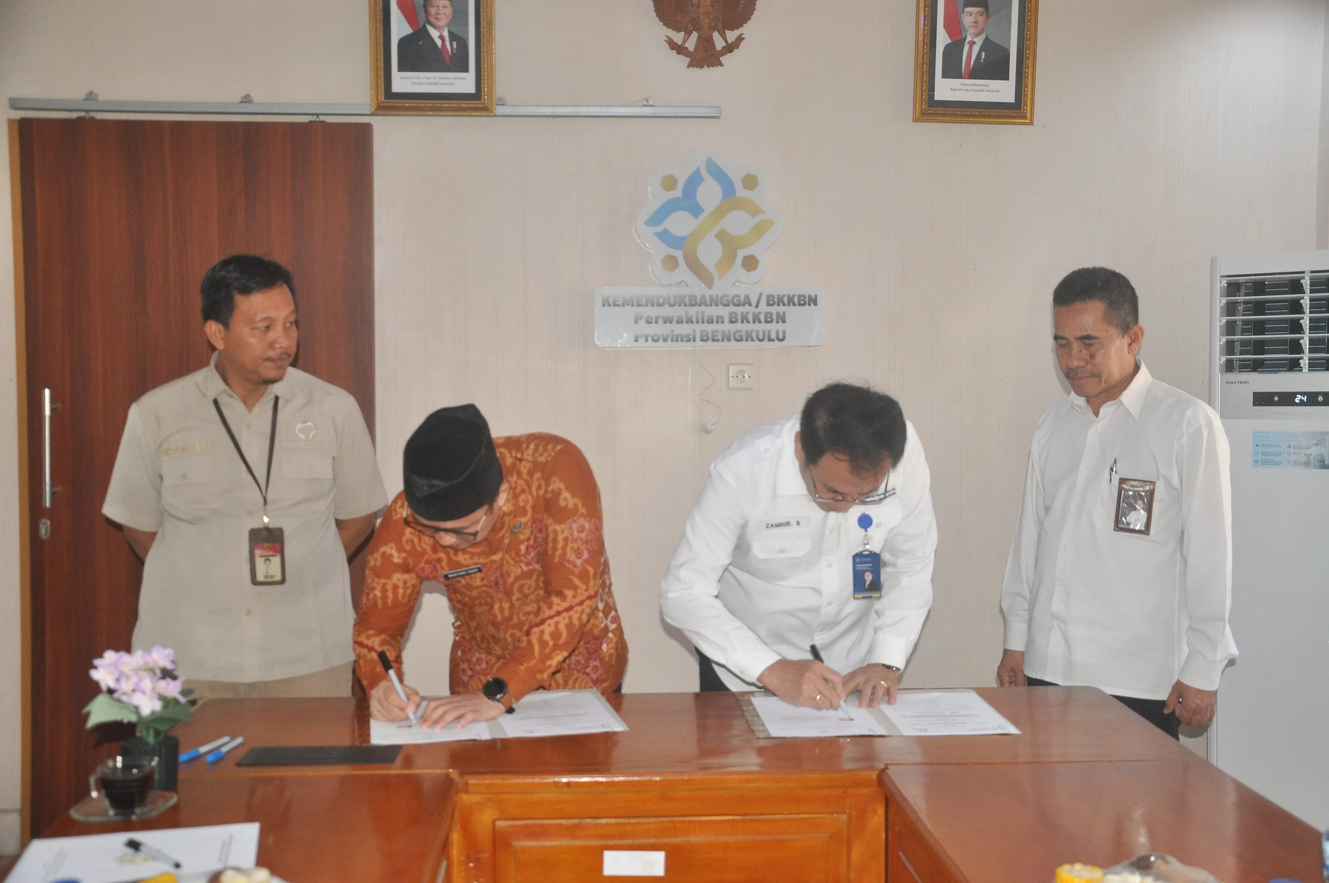 BKKBN Bengkulu–Ombudsman RI Teken PKS Perdana Nasional, Perkuat Pelayanan Publik