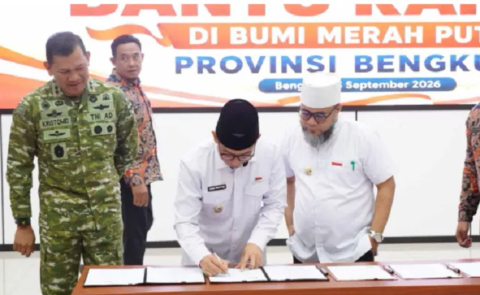 Pemkot Bengkulu Siap Sukseskan Program Bantu Rakyat Presiden RI Lewat Sinergi Kodam XXI/Radin Inten dan Pemda