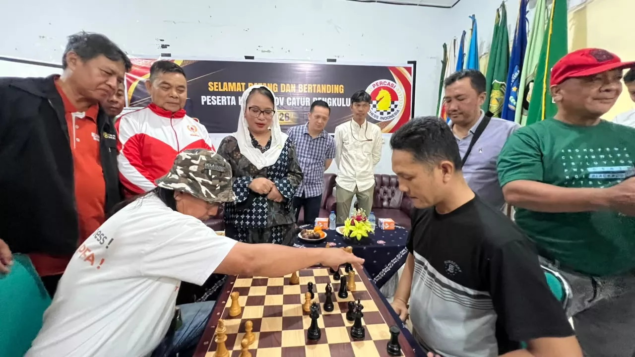 Ketum Percasi Bengkulu Destita Seleksi Pecatur Bengkulu Menuju Kejurnas Lewat Kejurprov 2026