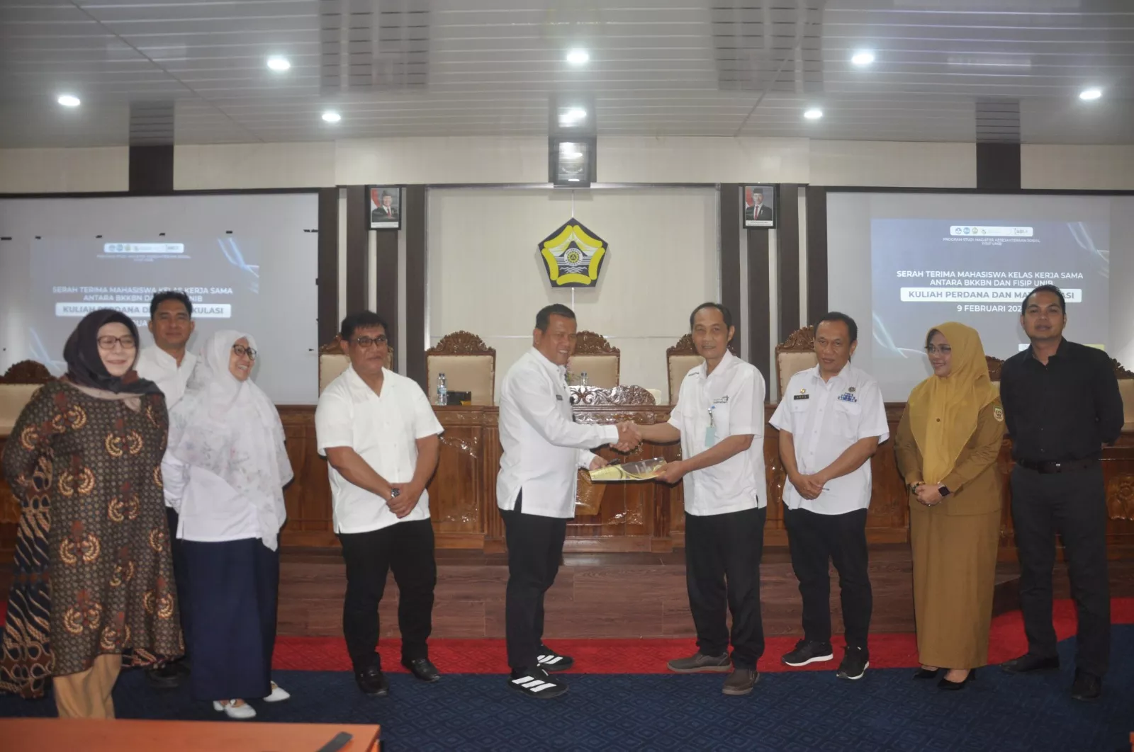 Serah Terima Mahasiswa Baru Magister Kesos Universitas Bengkulu, Perkuat Kompetensi ASN BKKBN