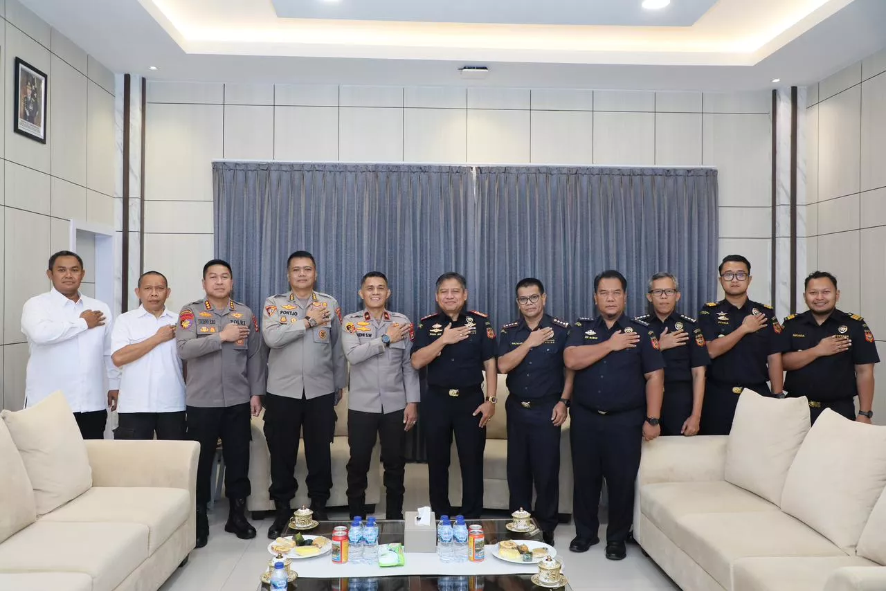 Kapolda Bengkulu Terima Silaturahmi Kepala Kanwil DJBC Sumatera Bagian Barat, Perkuat Sinergi Pengamanan