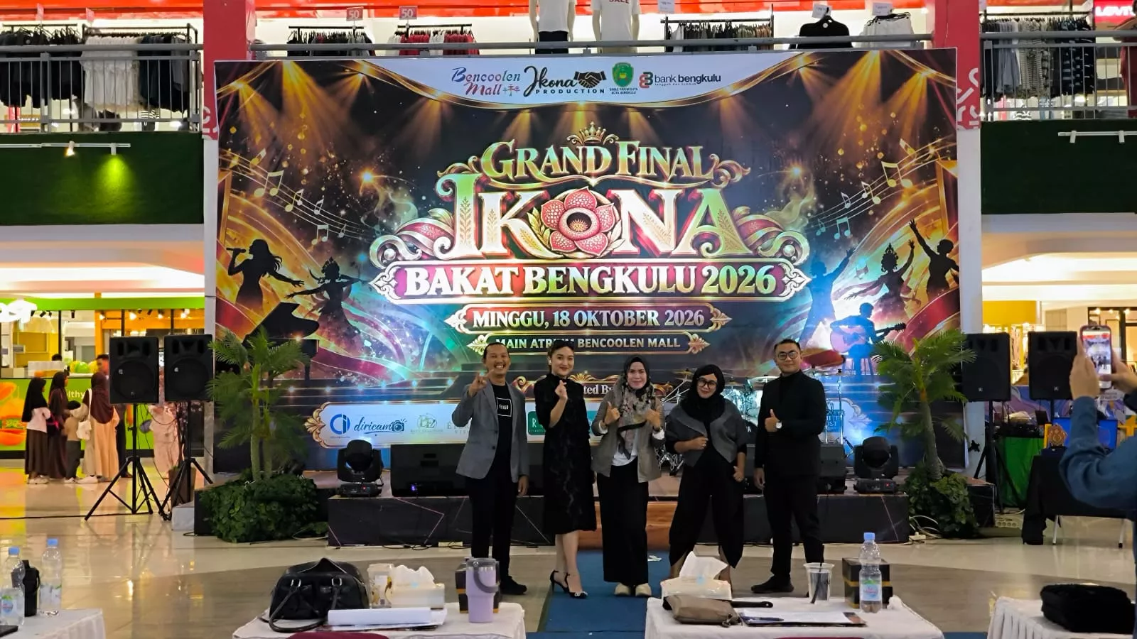 Grand Final Ikona Bakat Bengkulu 2026, 27 Finalis Unjuk Talenta di Bencoolen Mall