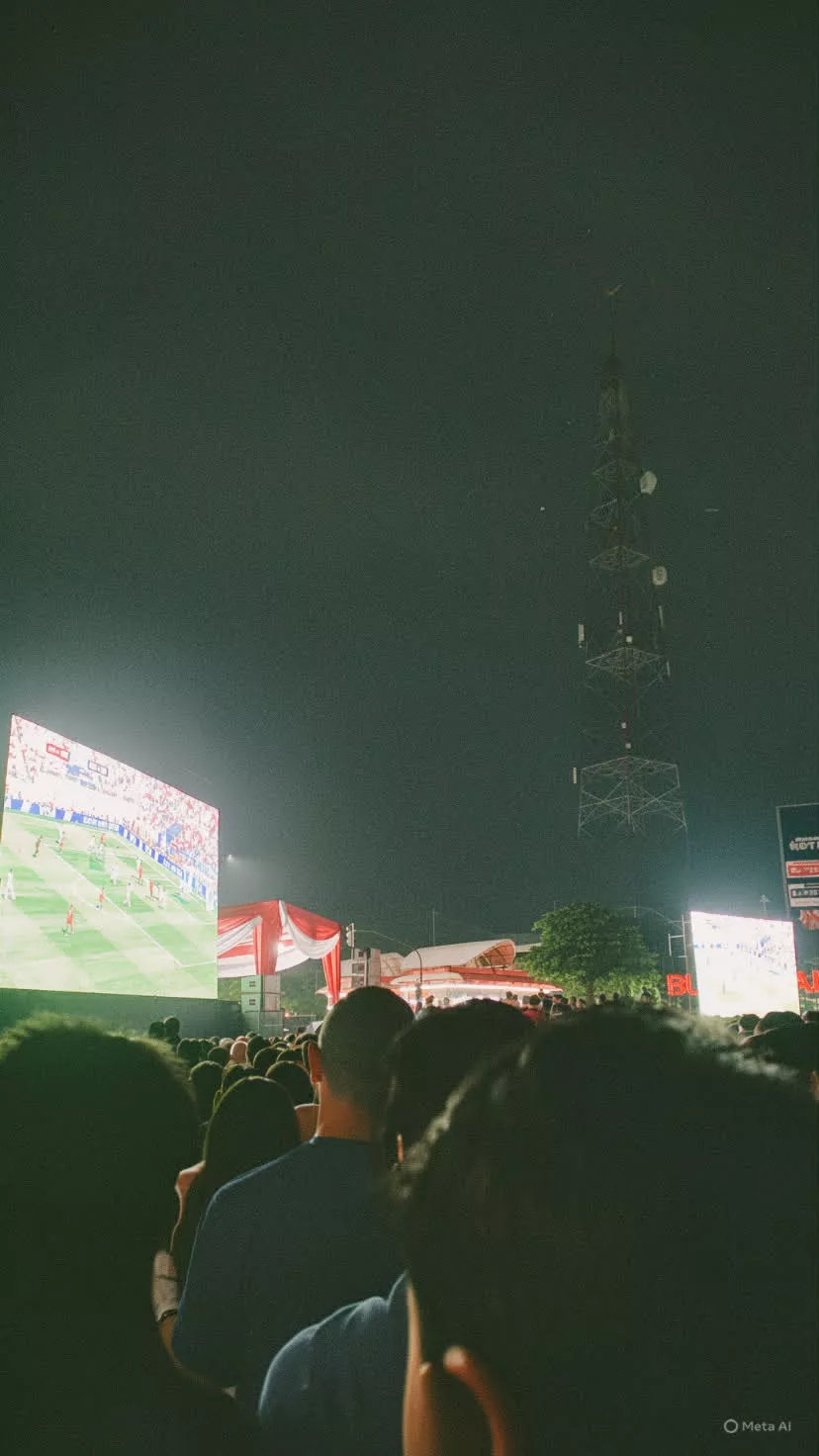 Ribuan Warga Padati Simpang Lima, Nobar Final Piala Dunia 2026 Berlangsung Meriah