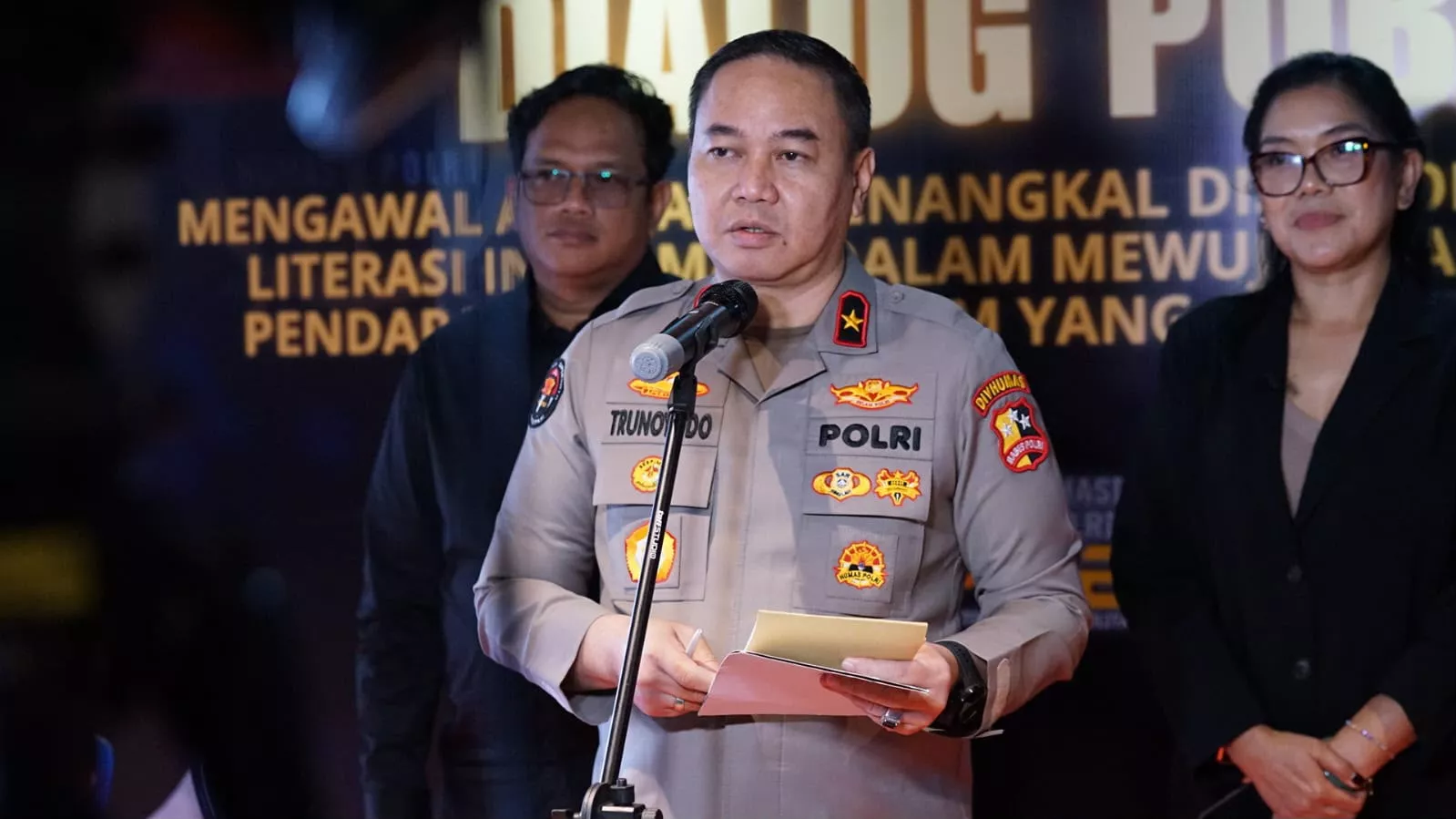 Kawal Aspirasi, Tangkal Disinformasi, Polri Dorong Ruang Demokrasi Tetap Aman melalui Dialog Publik