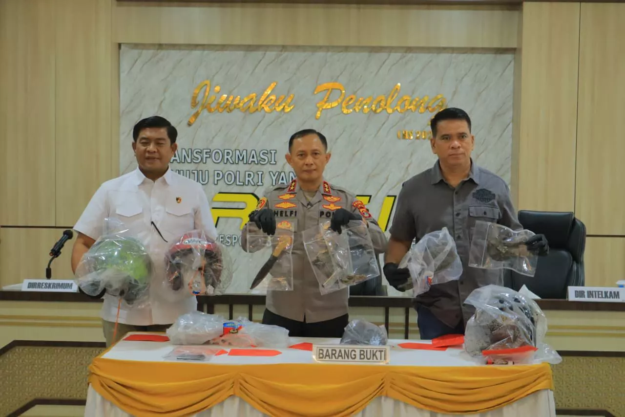 Polda Lampung Berhasil Ungkap Kasus Curat Ranmor yang Mengakibatkan Gugurnya Bripka (Anumerta) Arya Supena