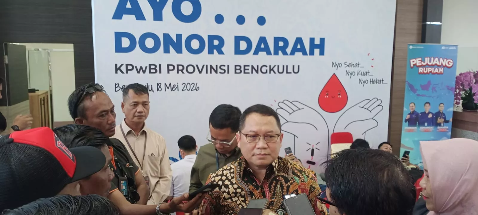 BI Bengkulu dan PMI Gelar Donor Darah Massal, Puluhan Kantong Darah Terkumpul untuk Penuhi Kebutuhan Pasien