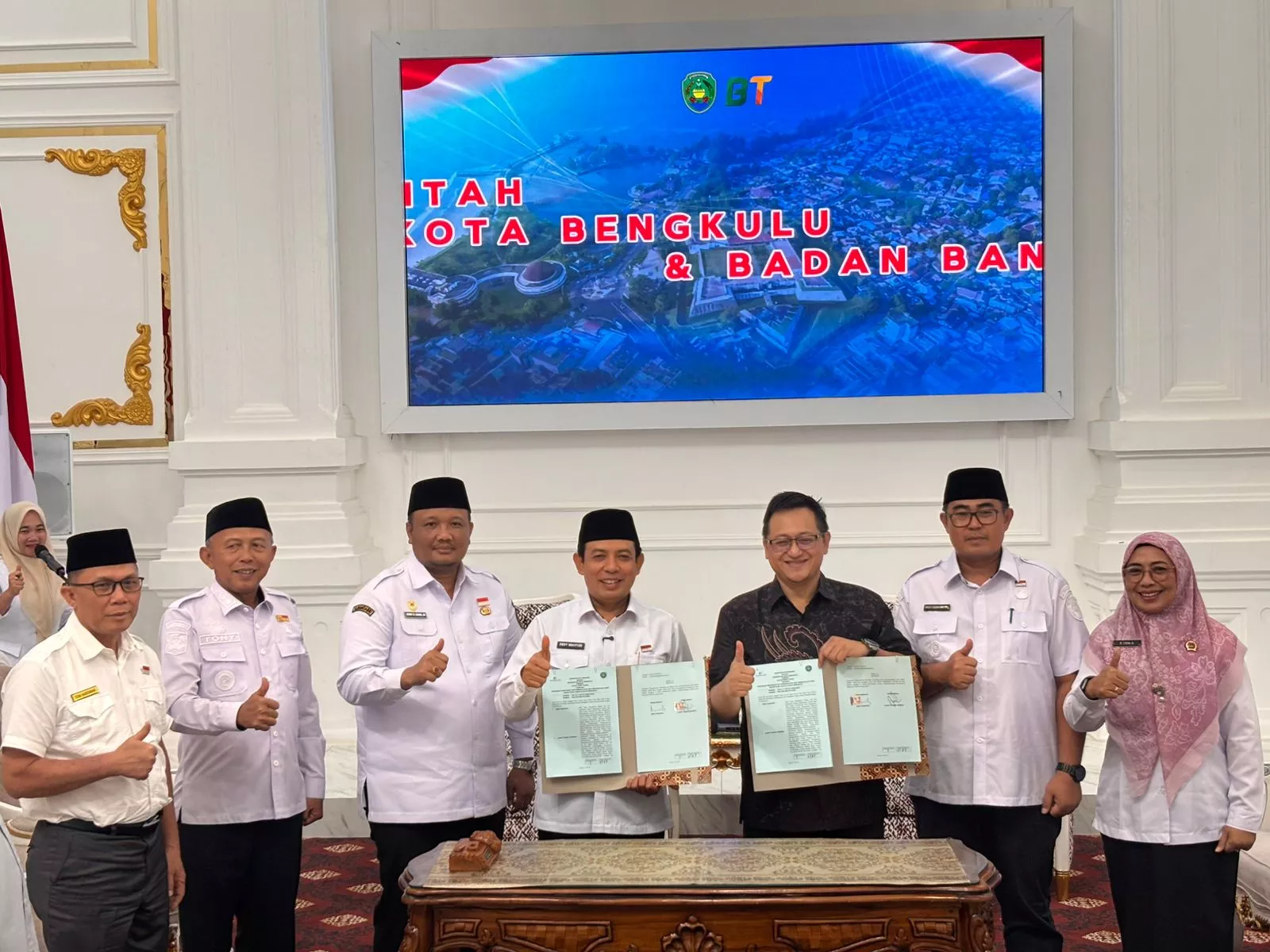 Pemkot Bengkulu dan Badan Bank Tanah Teken MoU, Optimalkan Pemanfaatan Lahan untuk Pembangunan