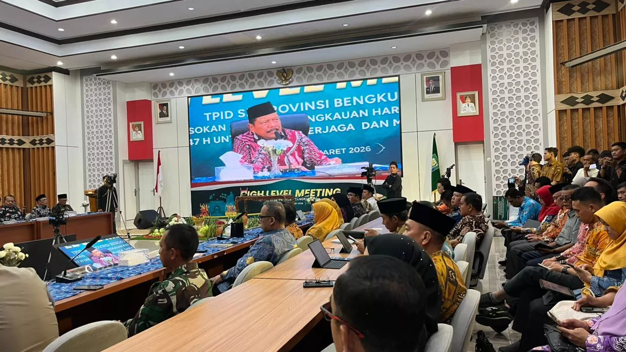 Inflasi Bengkulu 3,88 Persen, Wagub Mian Instruksikan Kepala Daerah Perketat Stok Pangan