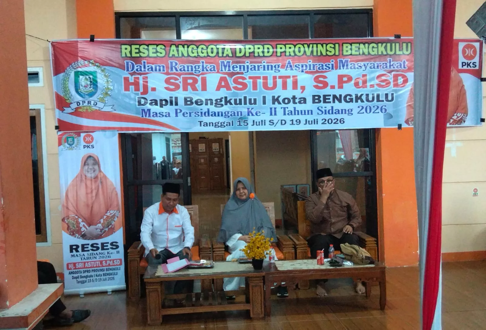 Reses DPRD Bengkulu, Sri Astuti Tampung Aspirasi Warga: Jalan Teluk Sepang, Program MBG hingga Drainase Tanah Patah Jadi Sorotan