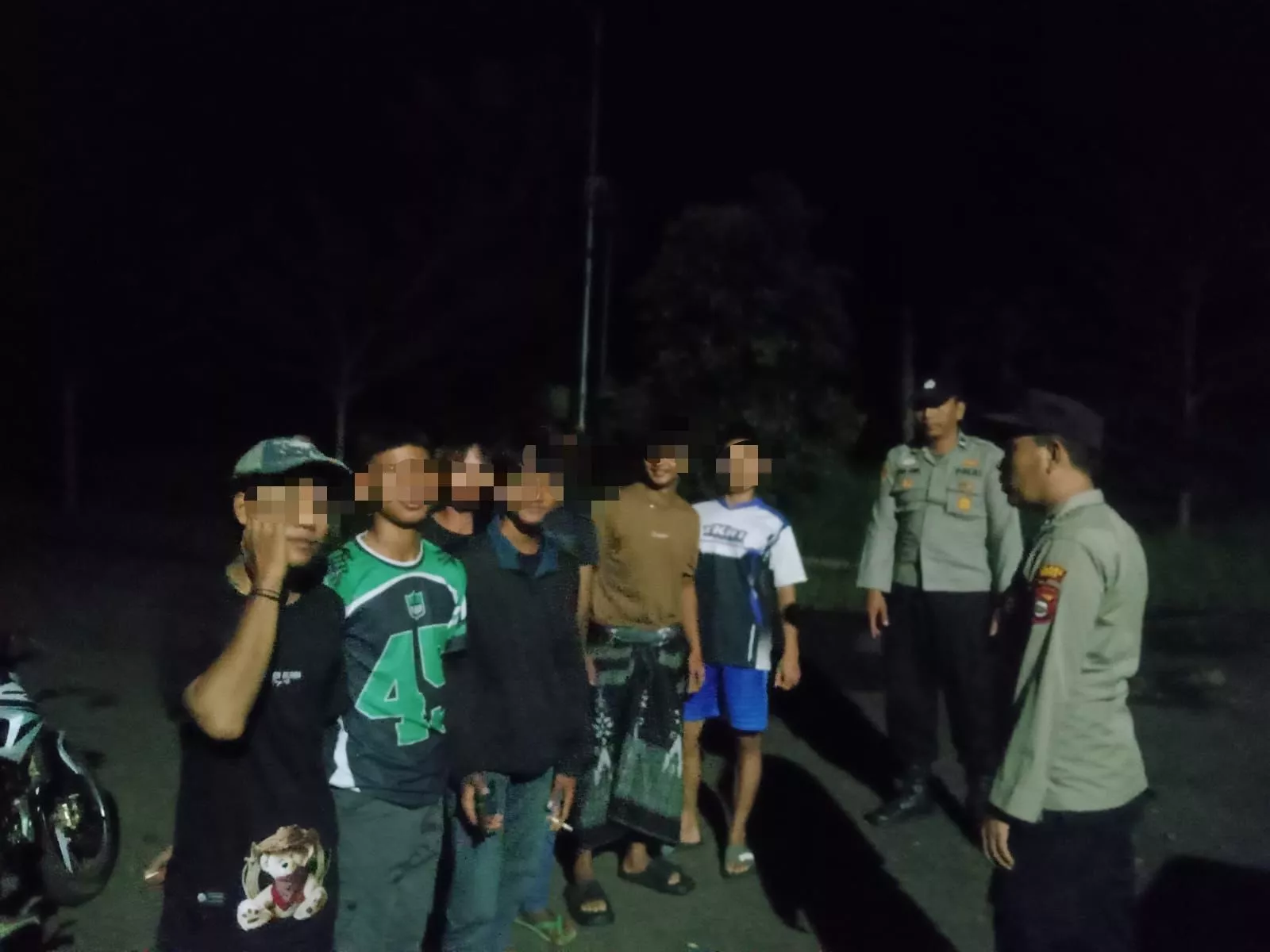 Polres Seluma Gelar Patroli Gabungan, Sisir Lokasi Rawan Gangguan Kamtibmas