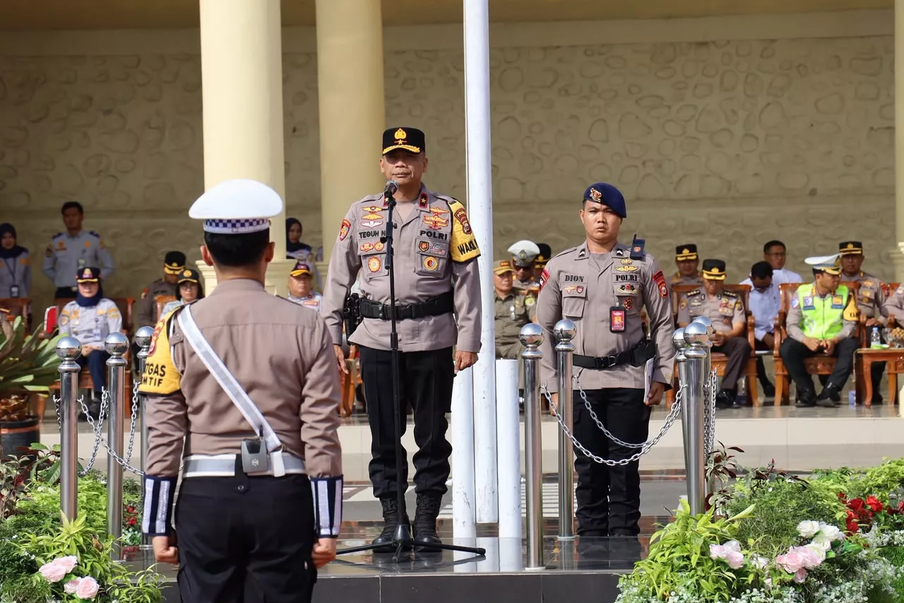 Pimpin Apel Operasi Patuh Nala 2026, Wakapolda Bengkulu Tekankan Disiplin dan Keselamatan Berlalu Lintas