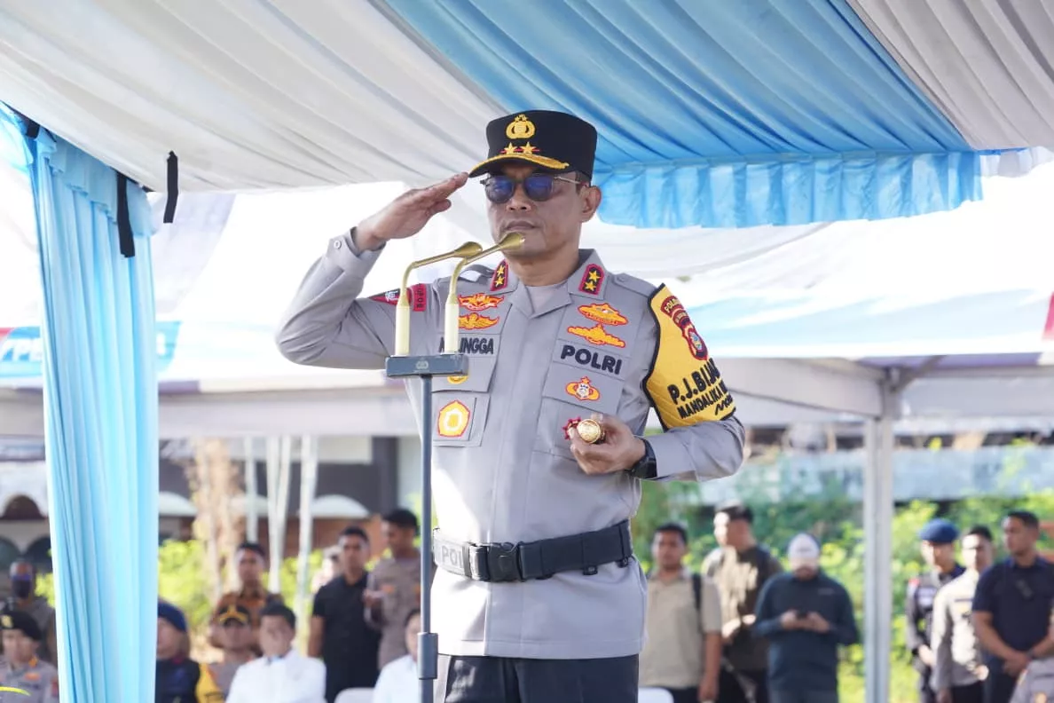 2.678 Personel Dikerahkan, Kapolda NTB Pimpin Apel Ops Mandalika Rinjani 2026 Amankan MotoGP