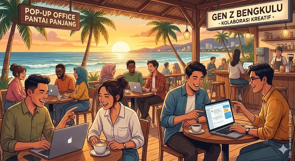 Generasi Z di Bengkulu Bangun Ruang Kerja Sosial Lewat Interaksi Sehari-hari